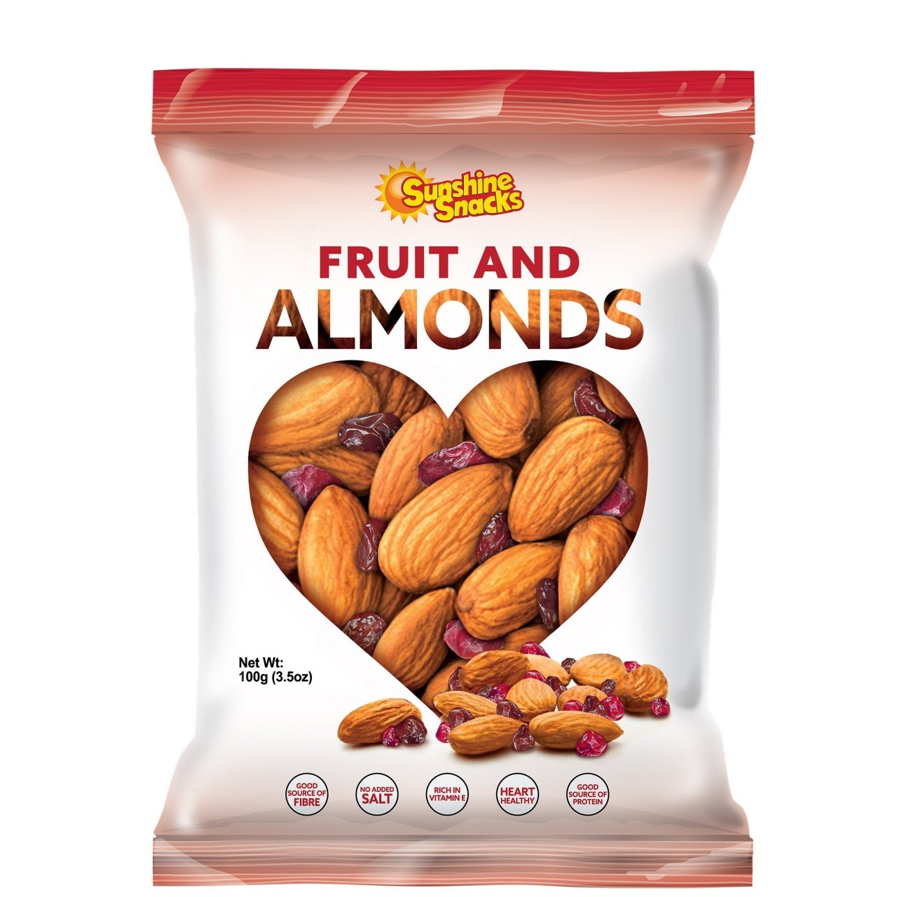 SUNSHINE FRUIT & ALMOND 100g