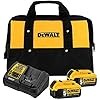 DEWALT 20V MAX Battery Starter Kit with 2 Batteries, 5.0Ah (DCB205-2CK) DCF913B 20V MAX 3/8 in. Cordless Impact Wrench with Hog Ring Anvil