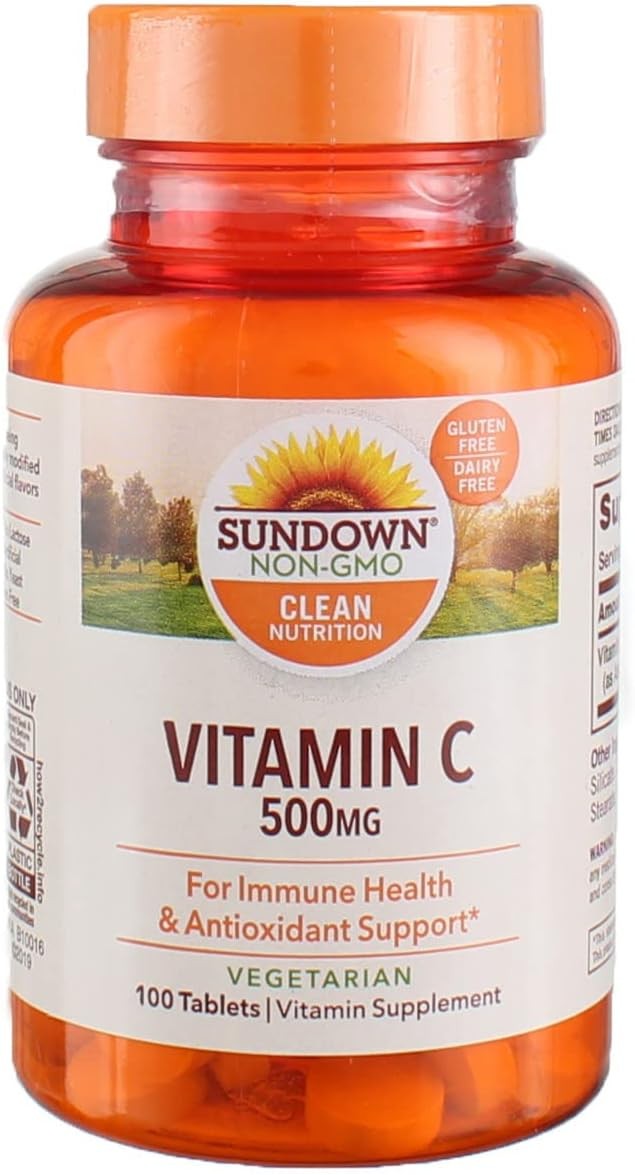 Sundown Naturals® Vitamin C 500 mg Ascorbic Acid, 100 Tablets