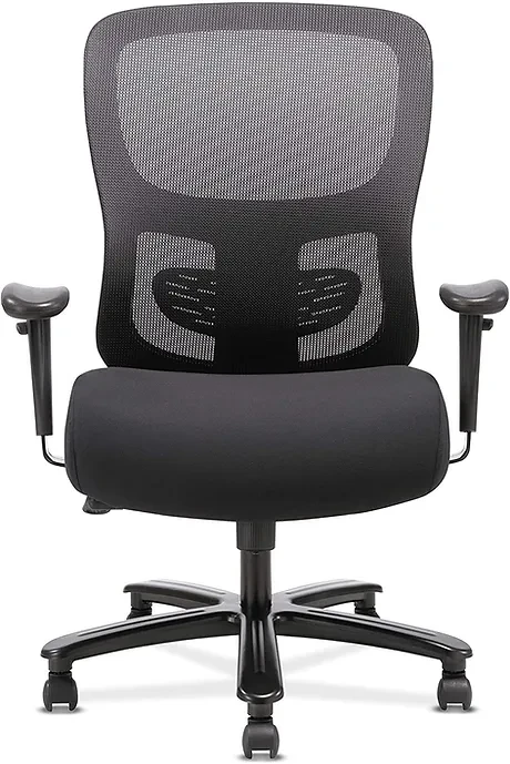 Sadie Big and Tall Office Computer Chair, Height Adjustable Arms with Adjustable