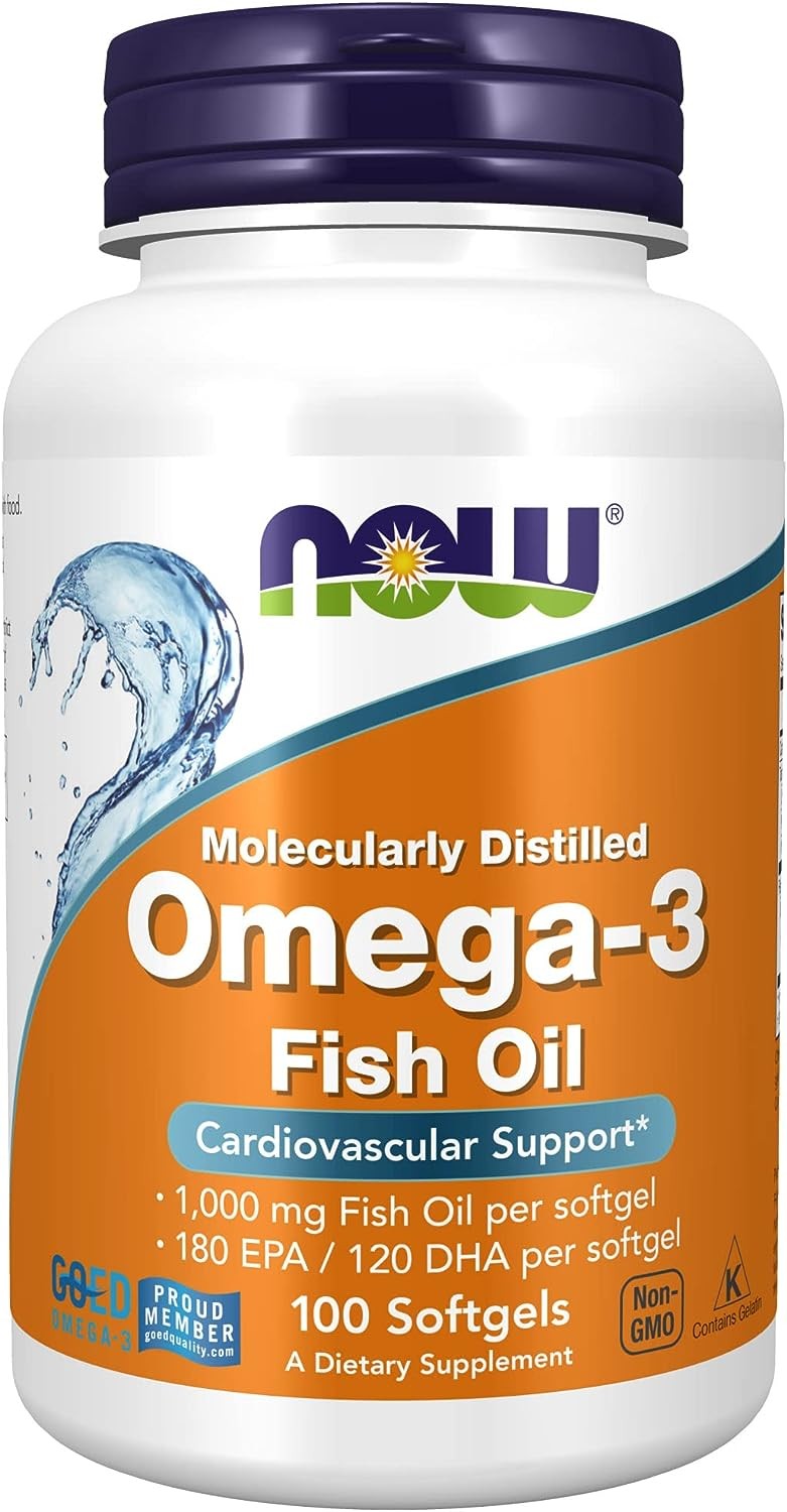 NOW Supplements, Omega-3 180 EPA / 120 DHA,100 Softgels