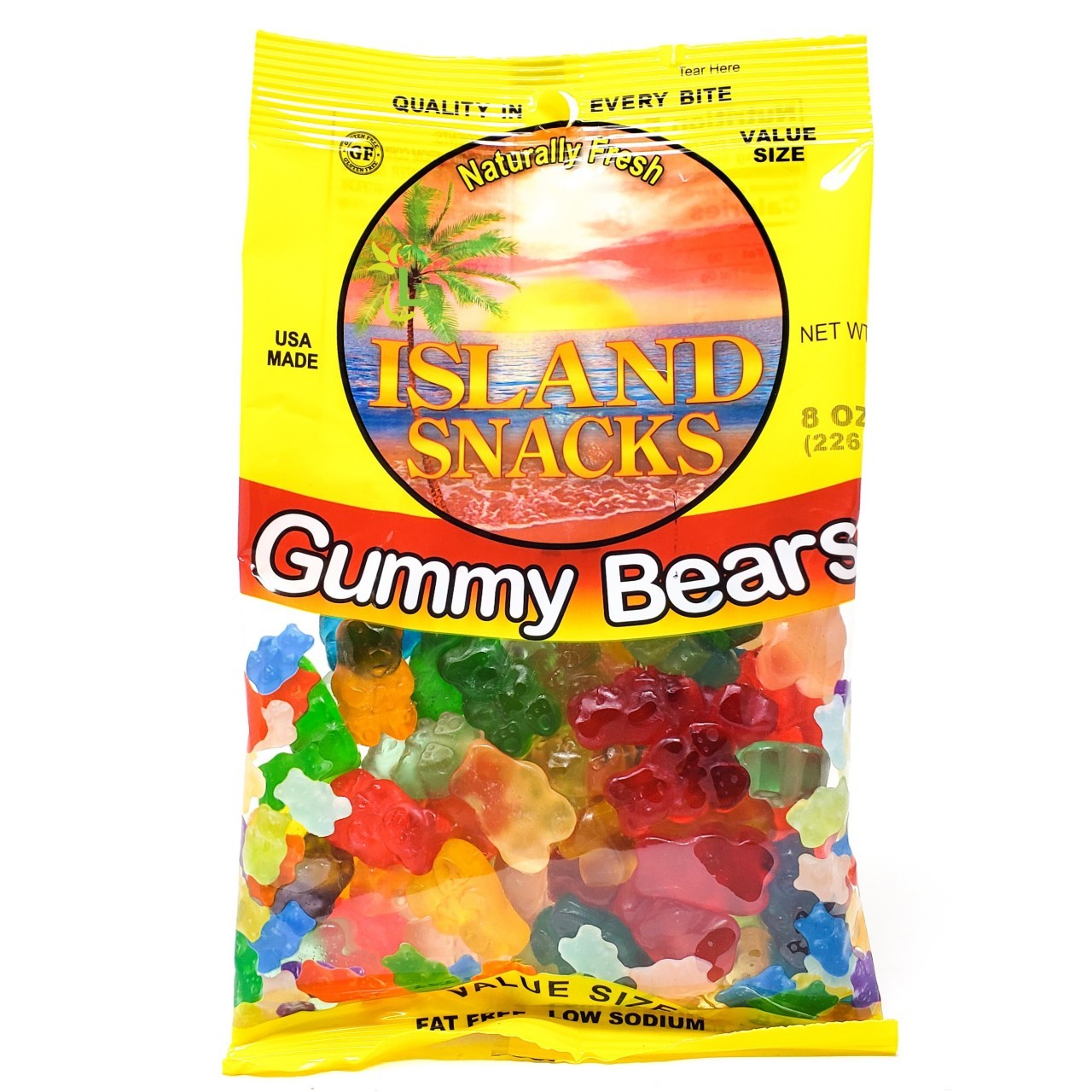 ISLAND SNACKS GUMMY BEARS 3.5oz