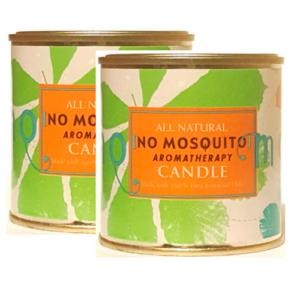 No Mosquito Repellent Candle 2 Units / 16 oz