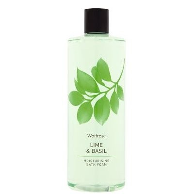 WAITROSE FOAM BATH LIME BASIL 500ml