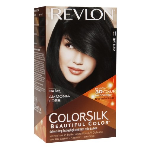 Revlon Colorsilk Beautiful Color, Soft Black 11, 1 ea