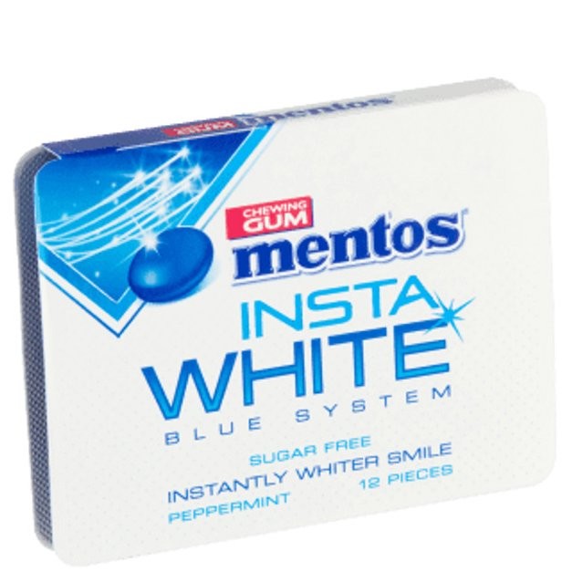 MENTOS GUM INSTA WHITE 12s