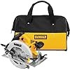 DEWALT Circular Saw, 7-1/4 inch, Pivoting with up to 57 Degree Bevel, Corded (DWE575SB)