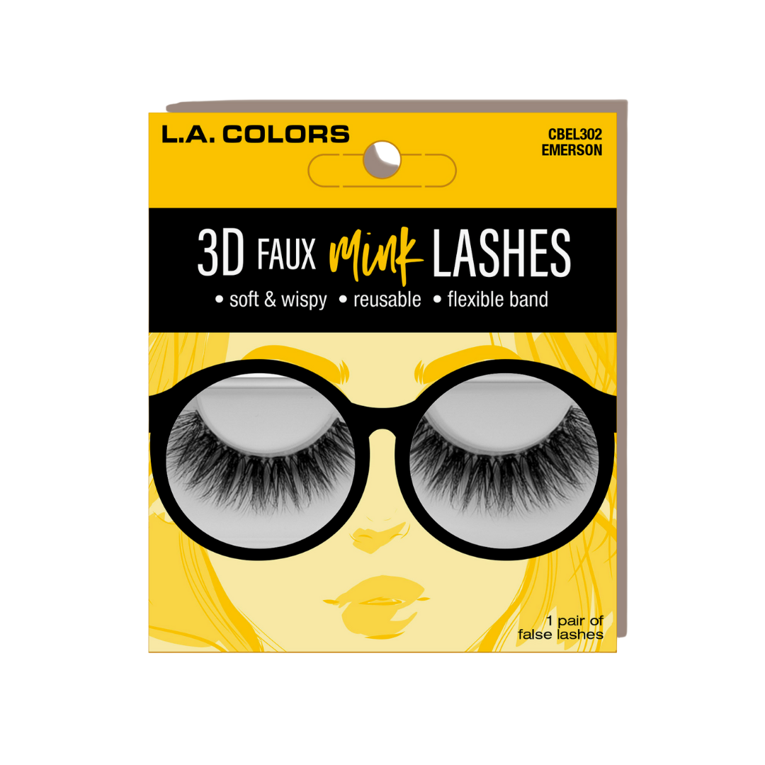 L.A. Colors 3D Faux Mink Lashes 'Emerson'
