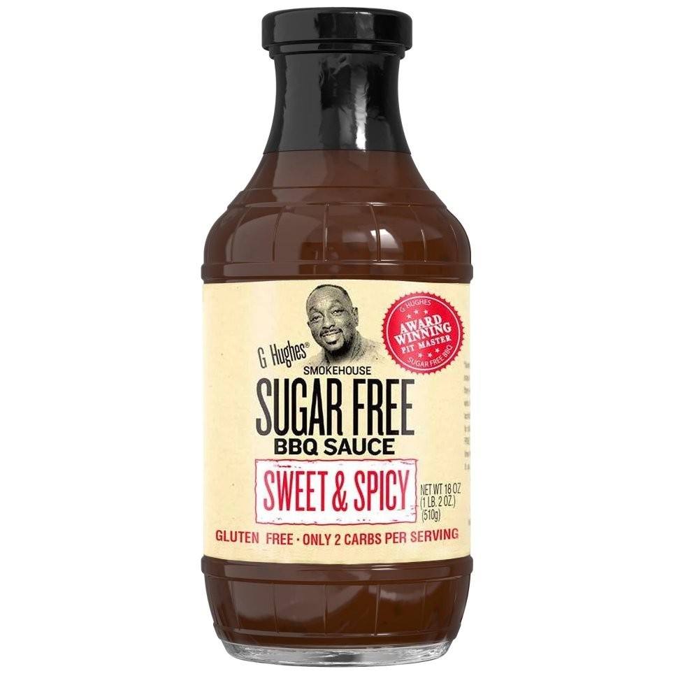 G HUGHES BBQ SWEET SPICY SF 18oz