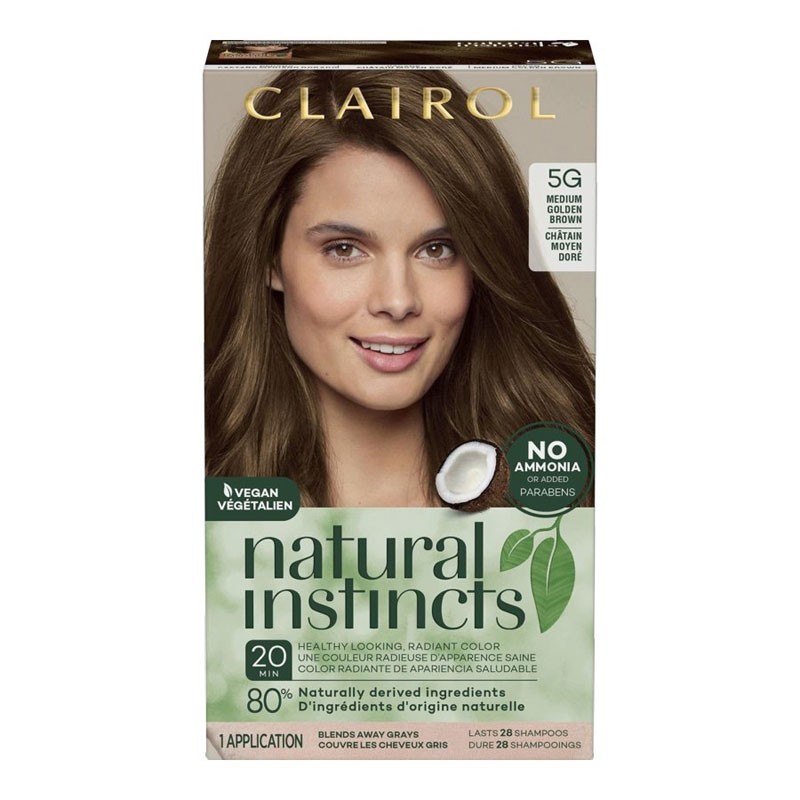 CLAIROL NAT INST 5G MED GOLDEN BROWN