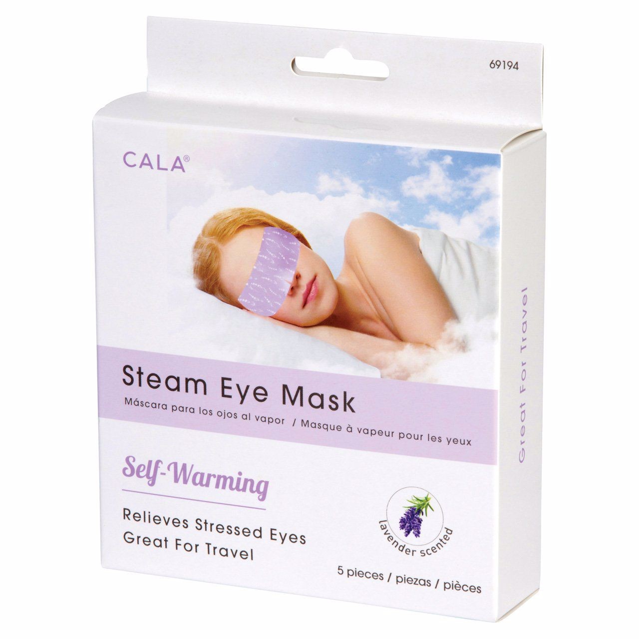 Cala Steam Eye Mask Lavender Scented, 5pc