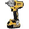 DEWALT 20V MAX* XR Cordless Impact Wrench Kit with Detent Pin Anvil, 1/2-Inch (DCF894P2)
