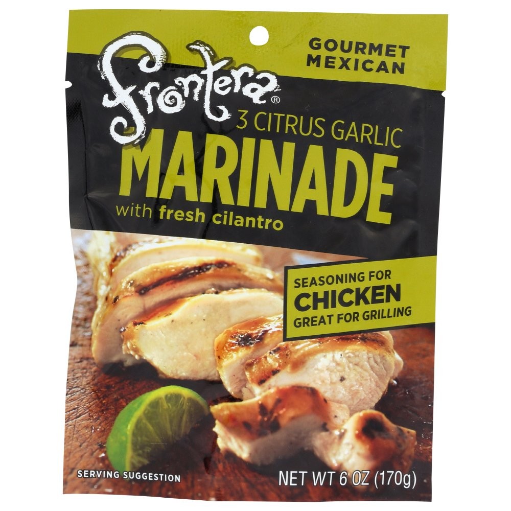 FRONTERA MARINADE 3 CITRUS GARLIC 6oz