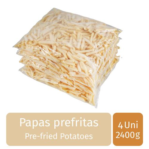 Flevo Trade Frozen French Fries 4 Units 2.5 kg / 5.5 lb