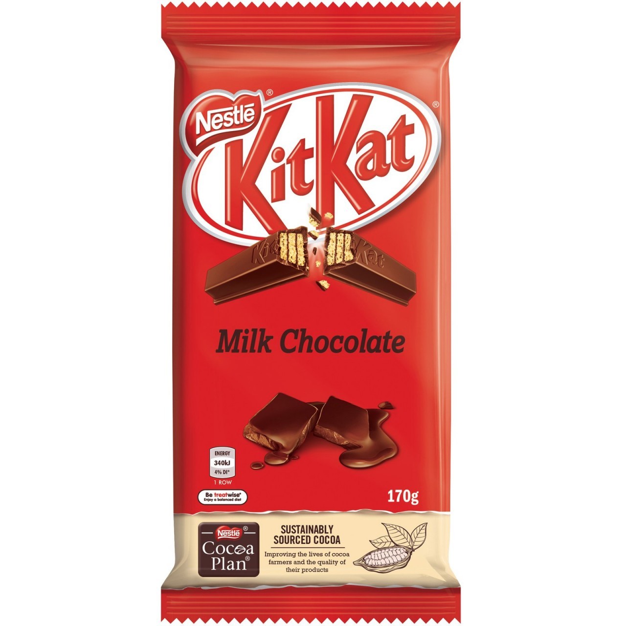 KIT KAT MILK CHOCOLATE BLOCK 170g