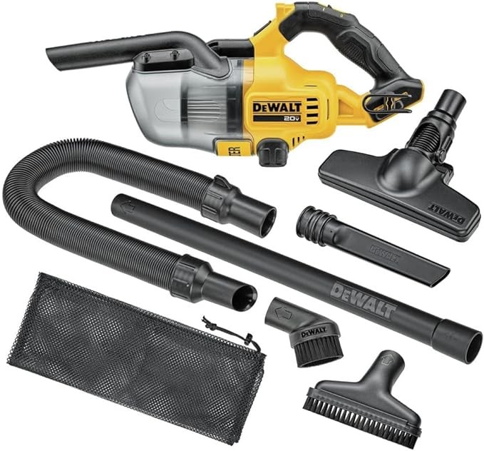 DEWALT 20V Vacuum, Cordless Handheld Vacuum, HEPA, Battery Not Included (DCV501HB)