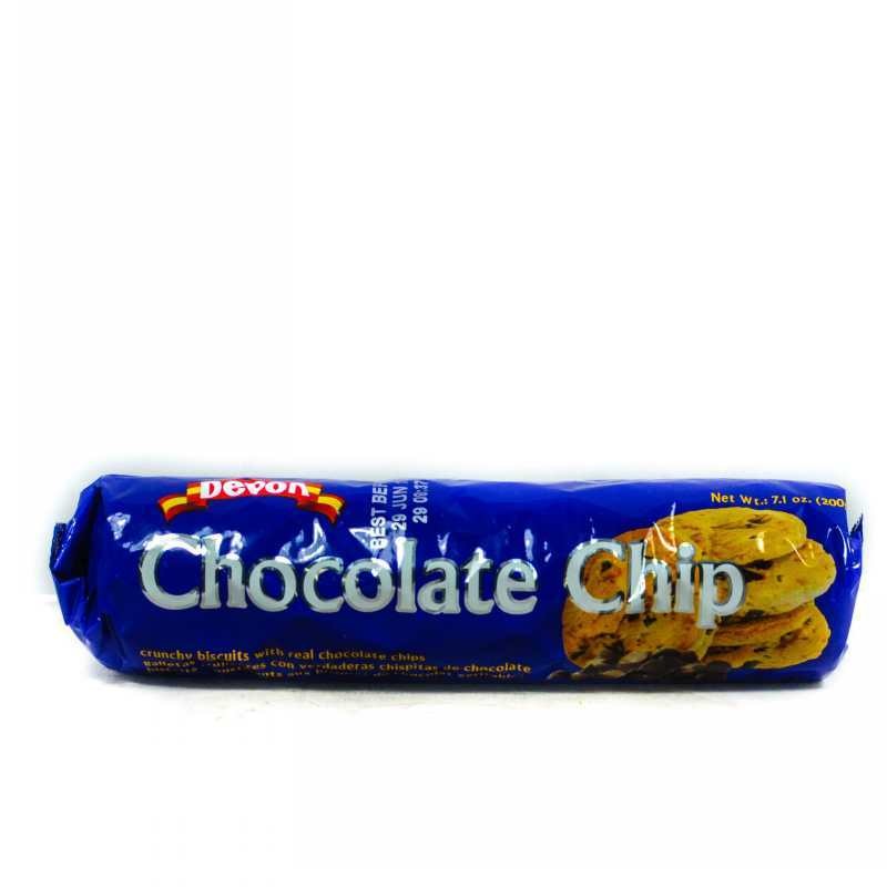 DEVON CHOCOLATE CHIP BISCUITS 200G