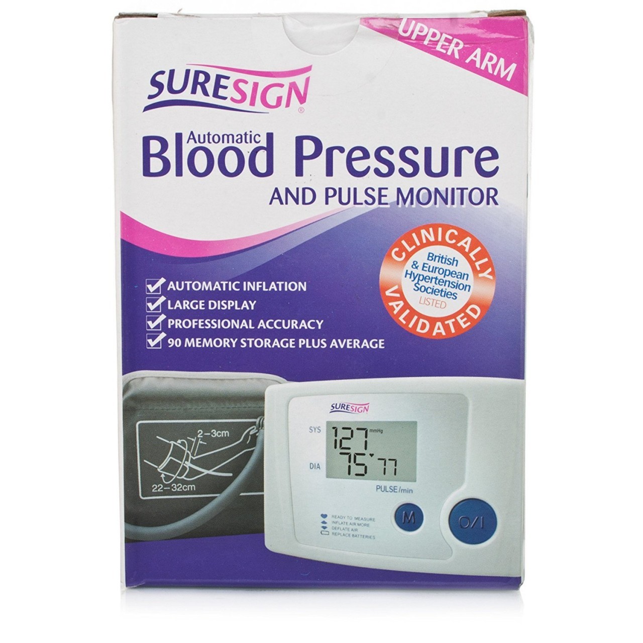 Suresign Blood Pressure & Pulse Monitor