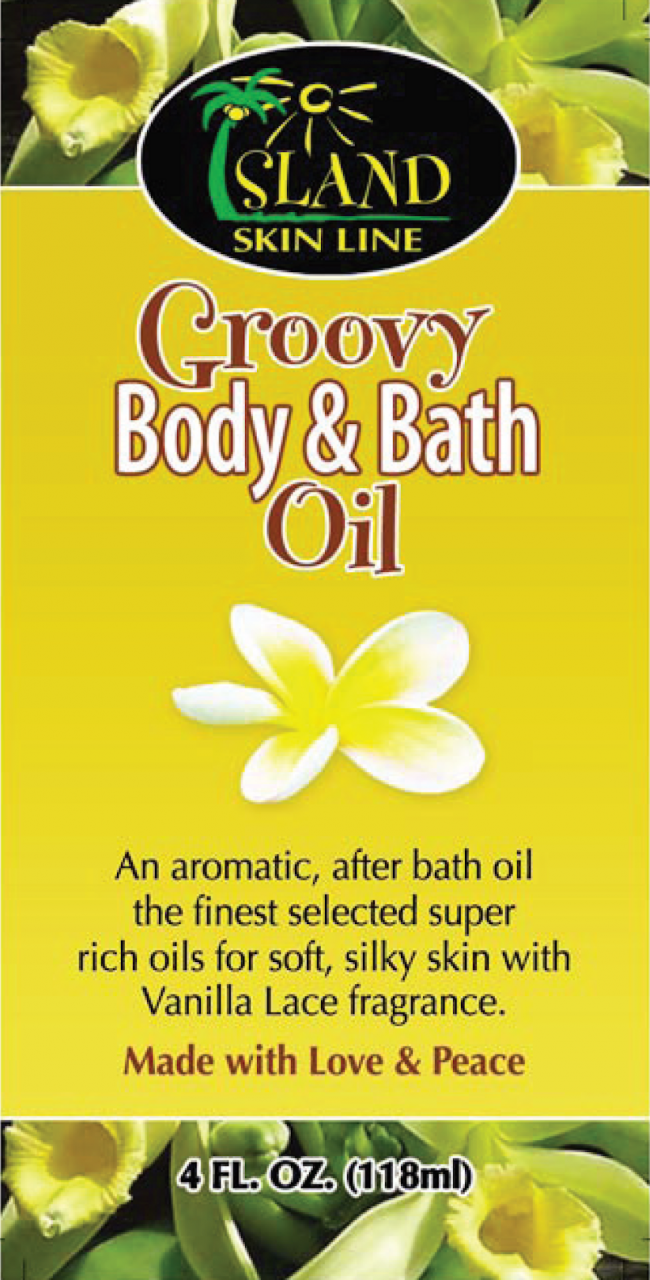 Island Skin Line Groovy Body & Bath Oil 4oz