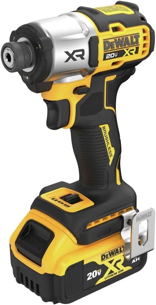 DEWALT 20V MAX Impact Driver, Cordless, 3-Speed, 2 Batteries and Charger Included (DCF845P2)