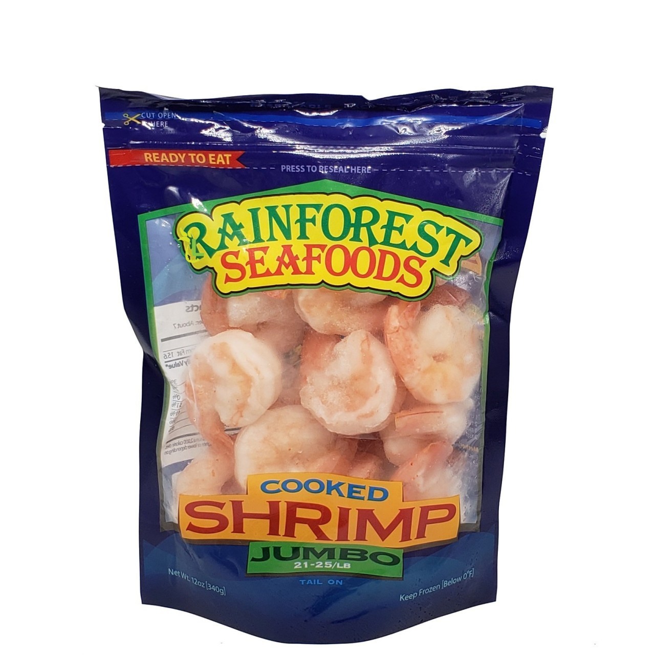 RAINFOREST SHRIMP 21-25 JUMBO CKD 340g