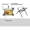 DEWALT Portable Table Saw with Stand, 8-1/4 inch, up to 48-Degree Angle Cuts (DWE7485WS)