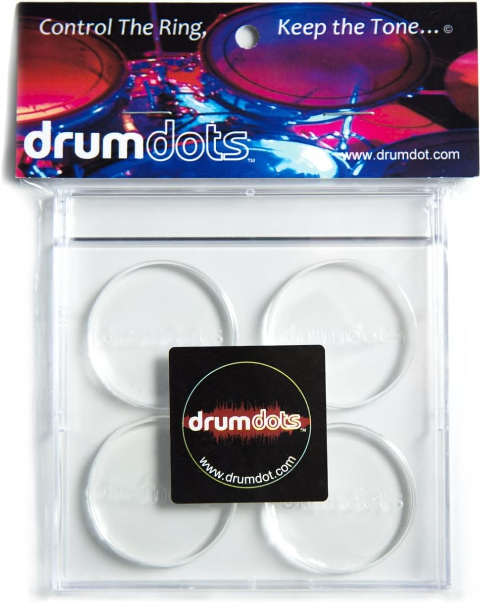 Drumdots Original Dampening Pads, Large 4-Pack