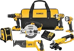 DEWALT 20V MAX Combo Kit, Compact 7-Tool (DCK720D2)