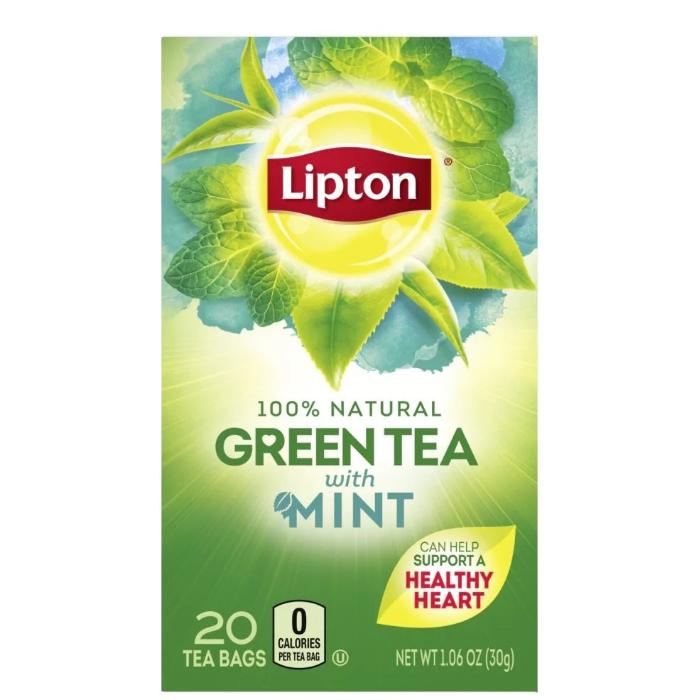 LIPTON TEA GREEN MINT 20s