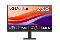 LG Monitor 24U421A-B - Curved Screen - 23.8"