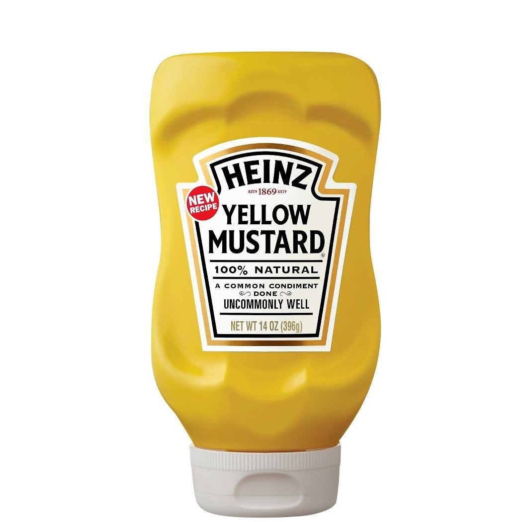 HEINZ YELLOW MUSTARD 14oz