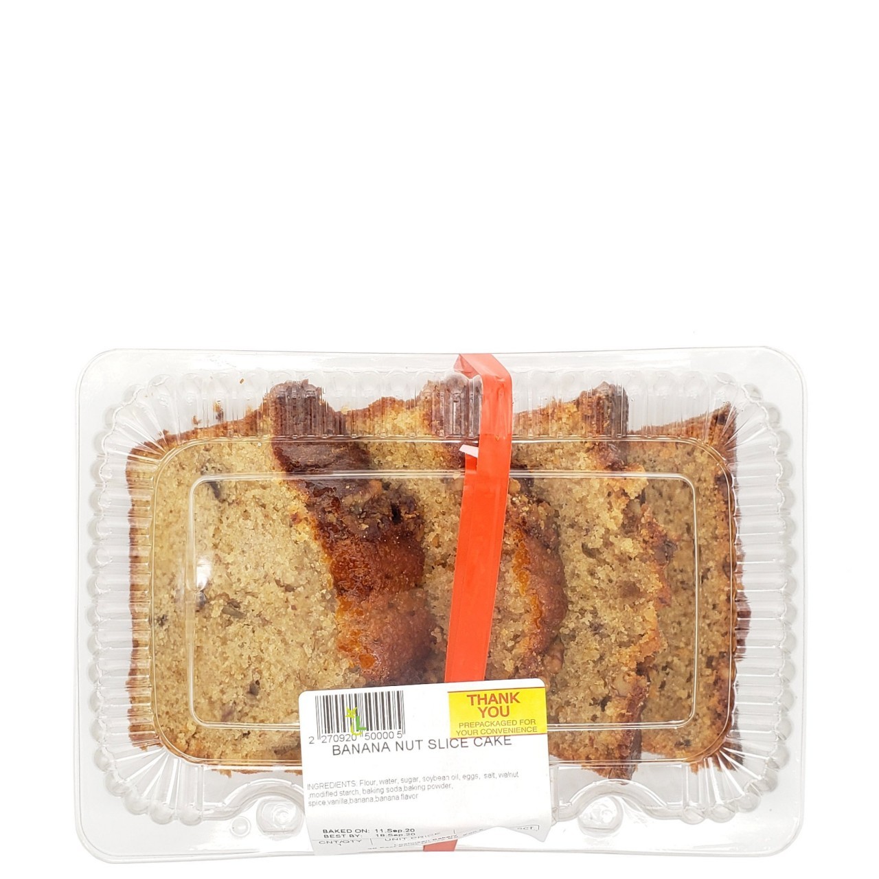 CAKE LOAF BANANA NUT SLICE 4pk