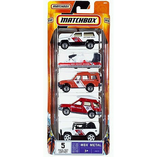 Matchbox 5-Pack Car Set (Colors/Styles Vary)