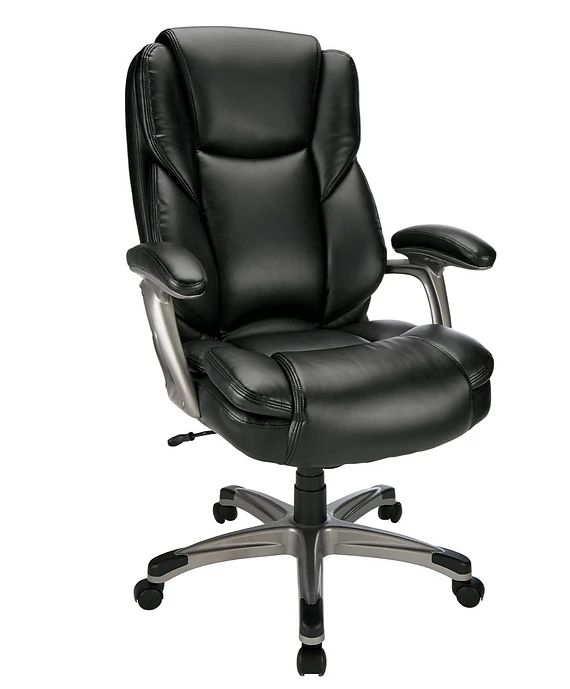 Realspace® Cressfield Bonded Leather Executive High-Back Chair