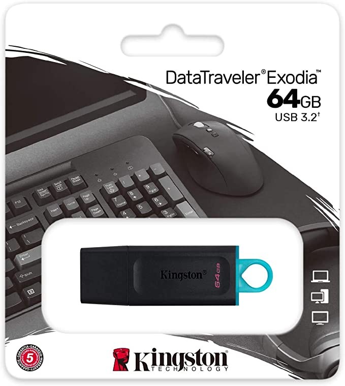 Kingston DataTraveler Exodia - USB flash drive - 64 GB