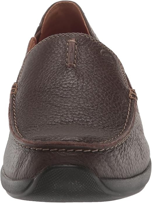 Clarks Mens Gorwin Step :Dark Brown Leather