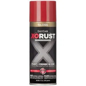 12oz.Gloss Bright Red X-O Rust Spray Paint and Primer