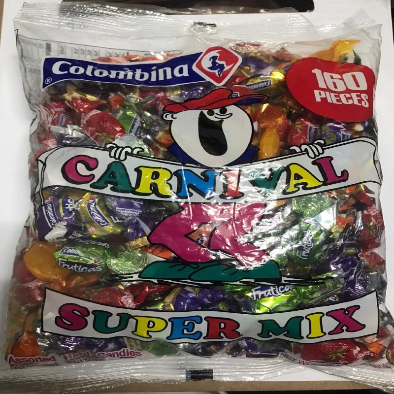 COLOMBINA CARNIVAL SUPER MIX 580G