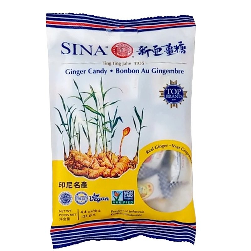 SINA GINGER CANDY 125g