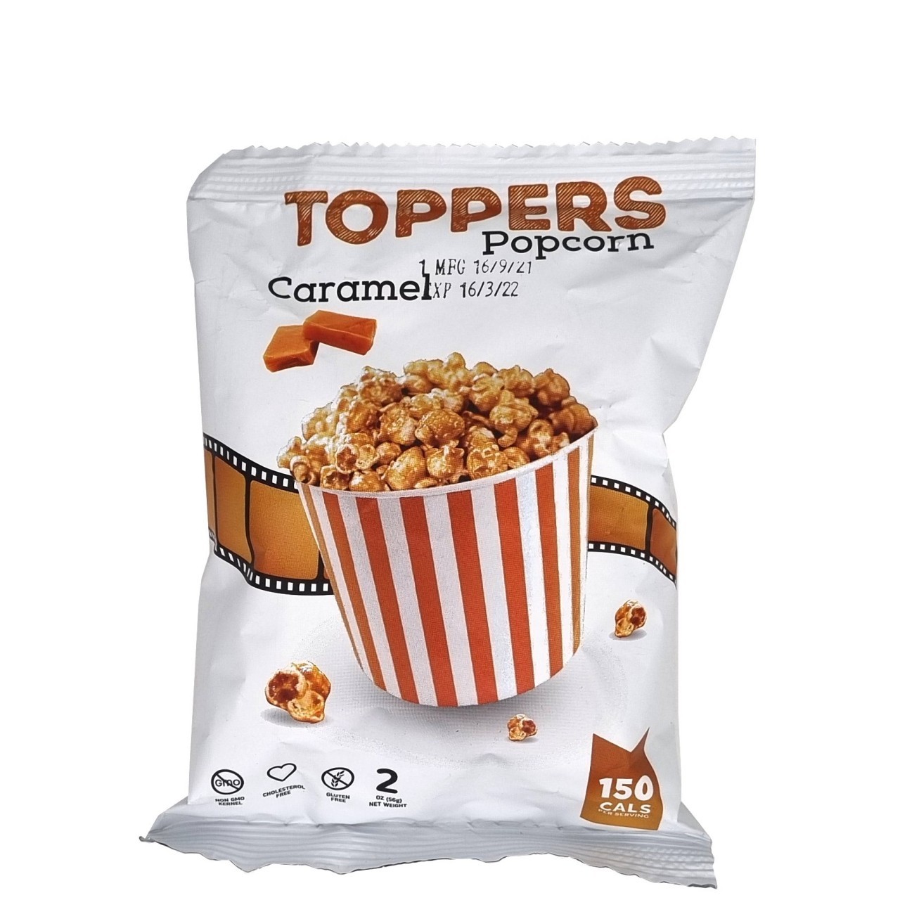 TOPPERS POPCORN CARAMEL 28g