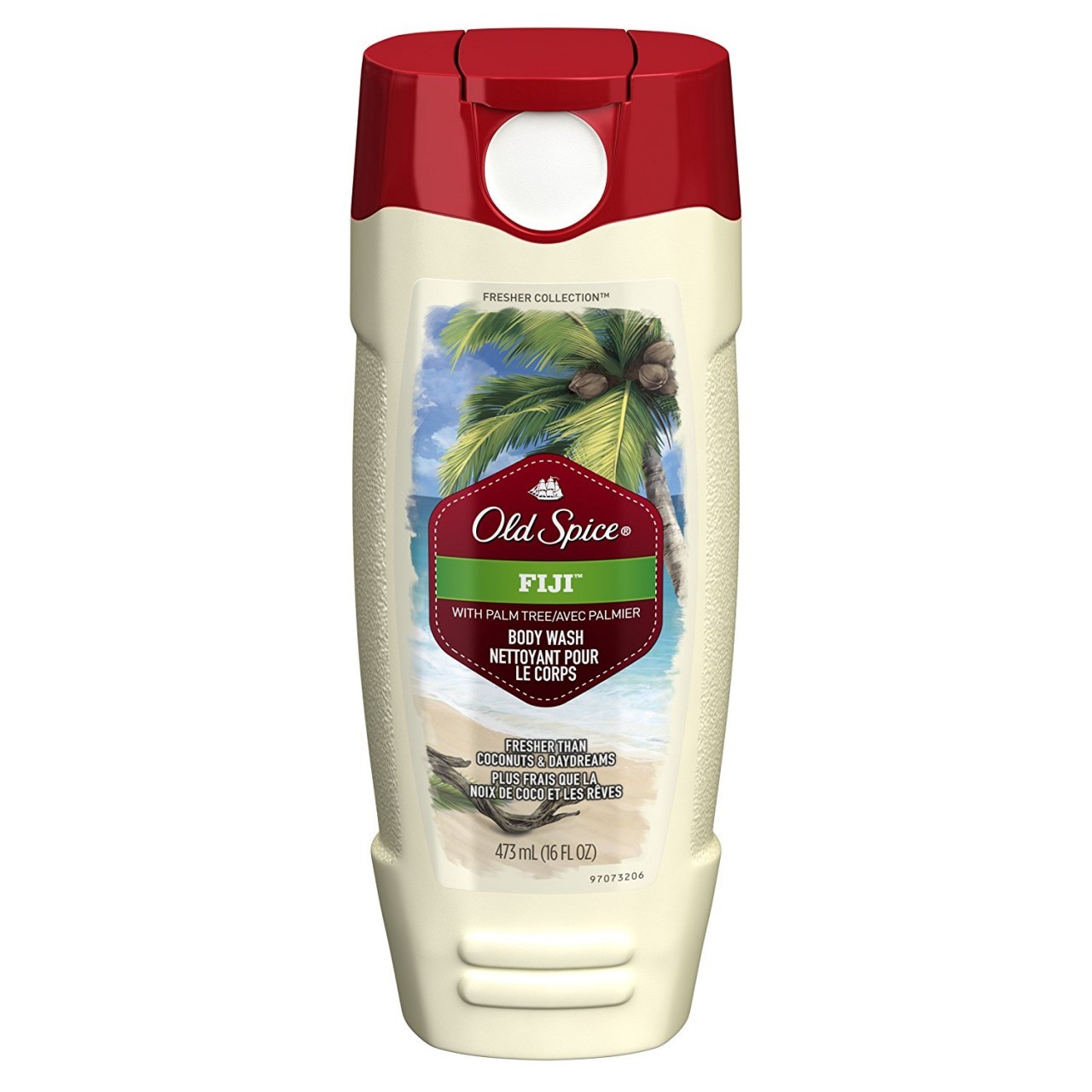 Old Spice Fiji With Palm Tree Body Wash, 16 Oz