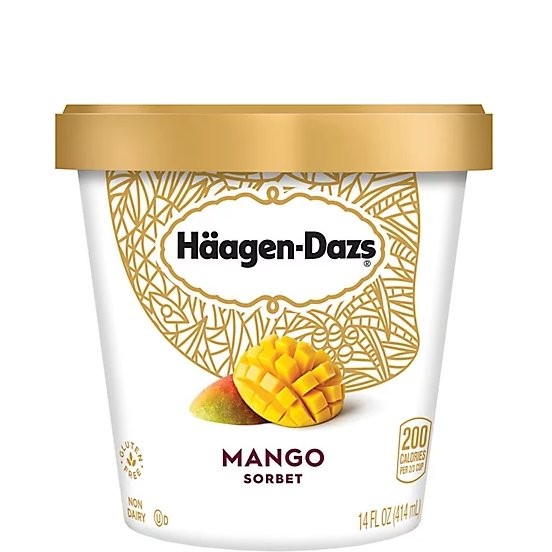 HAAGEN DAZS MANGO SORBET 473ml