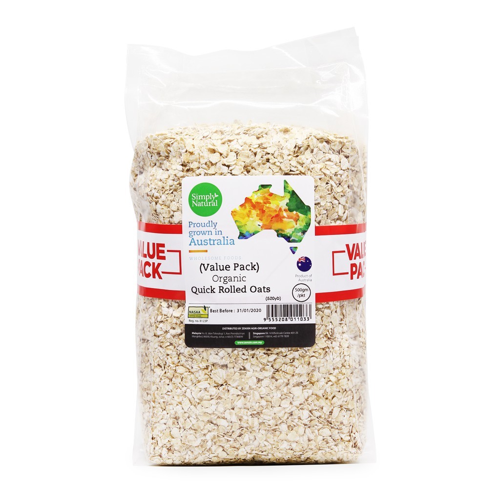 SIMPLY NATURAL QUICK OATS 1.0kg