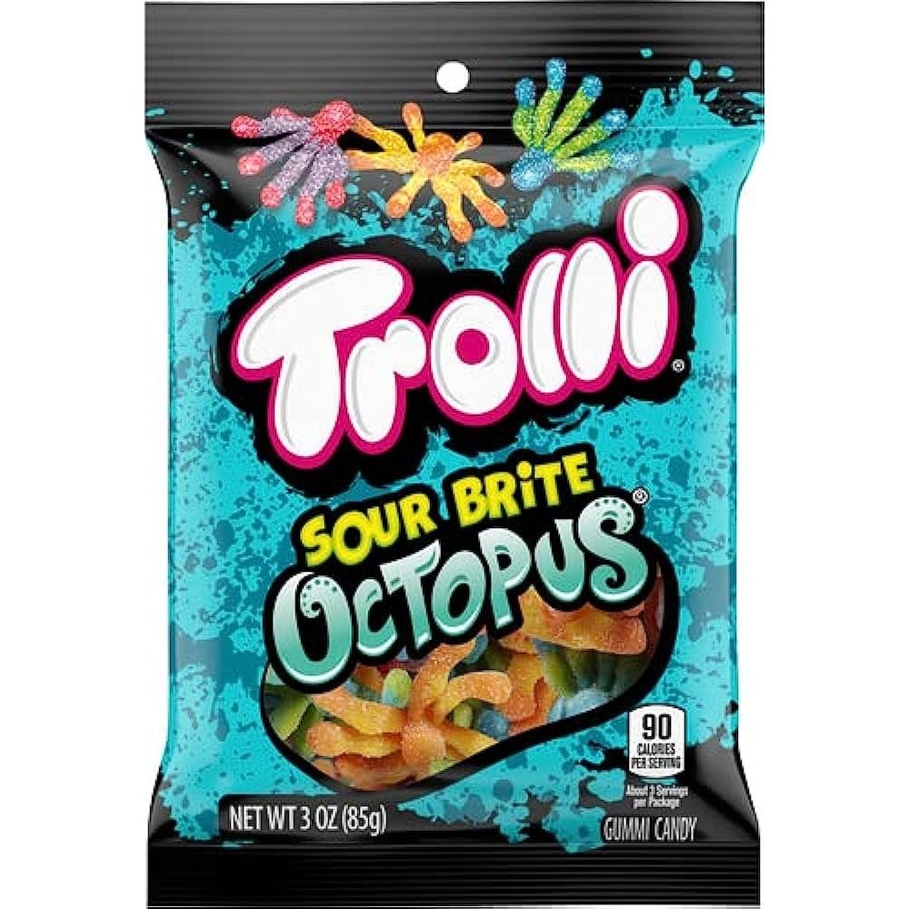 TROLLI SOUR BRITE OCTOPUS 3oz