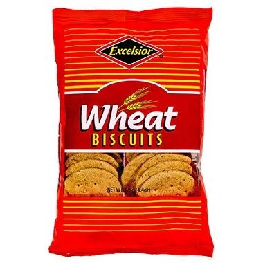 EXCELSIOR WHOLE WHEAT BISCUITS 125G