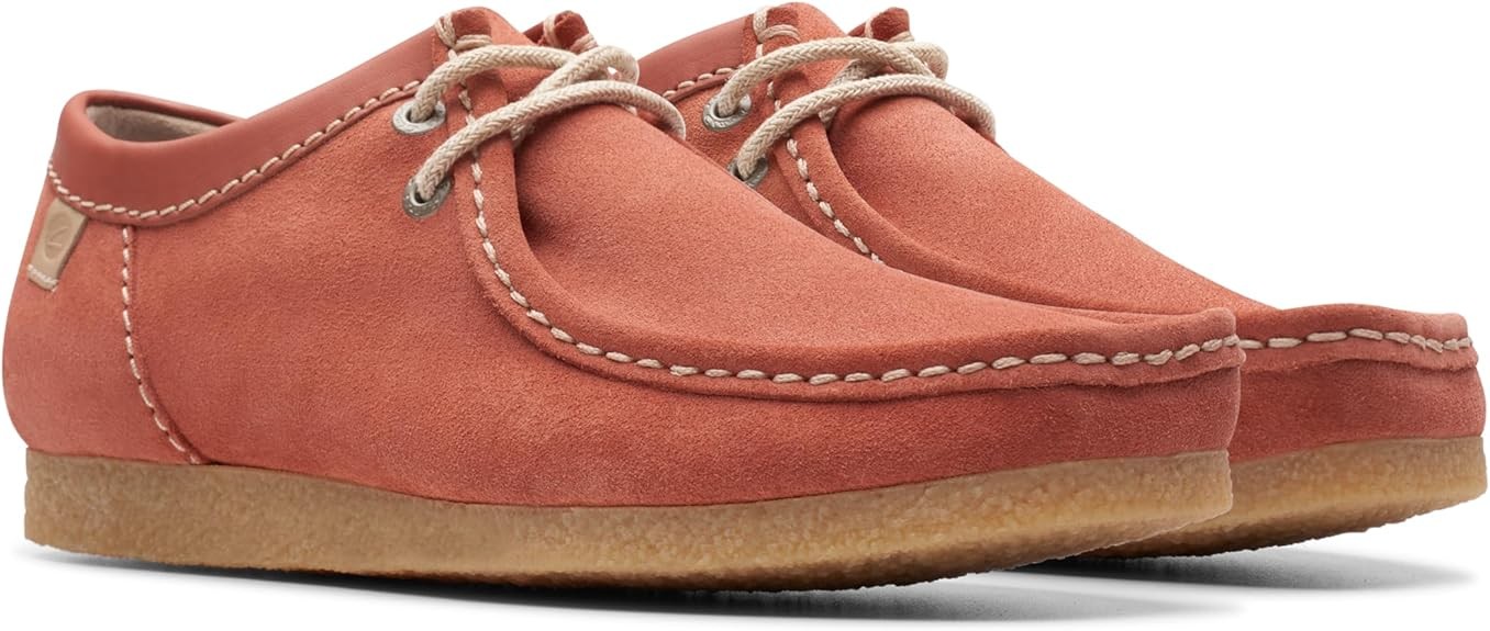 Clarks Men's Shacre Ii Run Shoes Moccasin (: Red Suede)