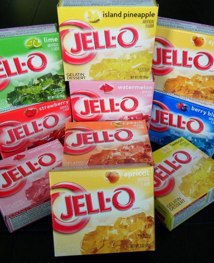 JELL-O GEL ASSRT 170G