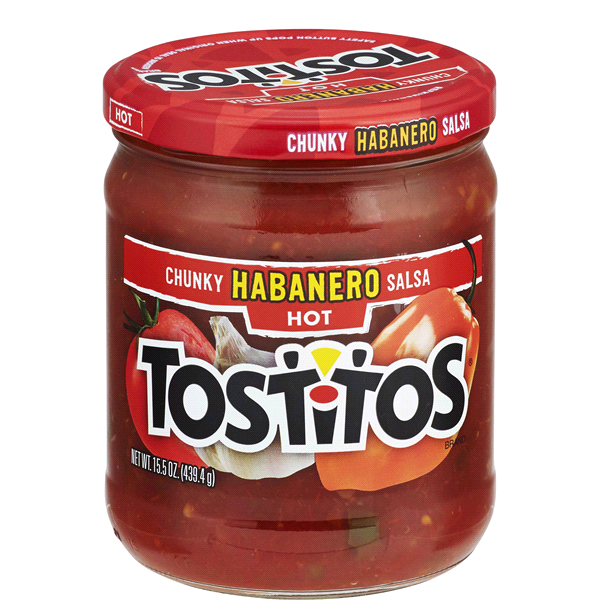 TOSTITOS HABANERO HOT SALSA 15.5oz