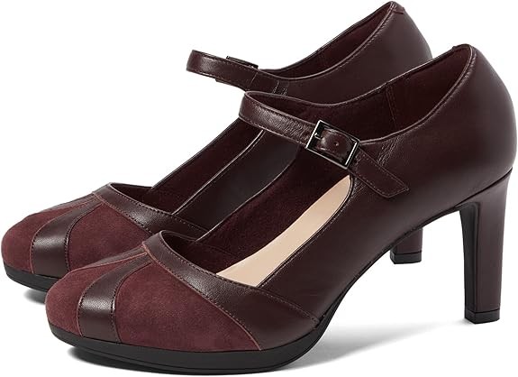 Clarks Womens Ambyr Light (Burgundy Combi)