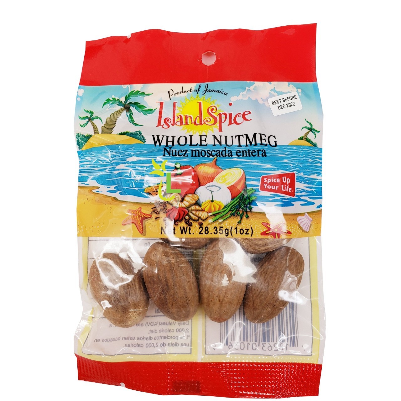 ISLAND SPICE NUTMEG WHOLE 1oz